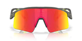 Oakley Sports Sunglasses 9519-04 Stunt Wing Matte Grey Smoke Prizm Ruby