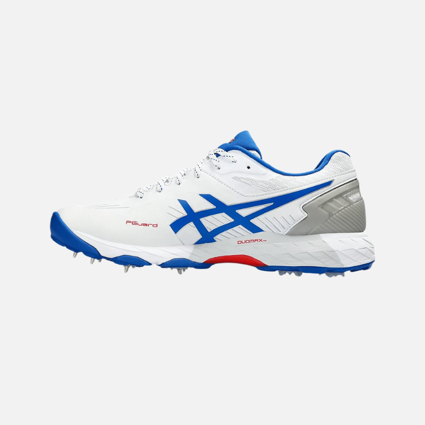 Asics 350 Not Out FF White/Tuna Blue Cricket Shoes - Cric Studio