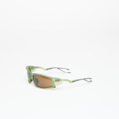 Oakley Sports Sunglasses 9437-03 Plantaris White Trans Fern Prizm Tungsten