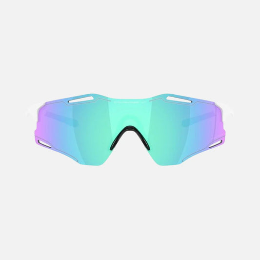 Oakley Sports Sunglasses 9512-02 Cybr Zero Polished White Prizm Sapphire