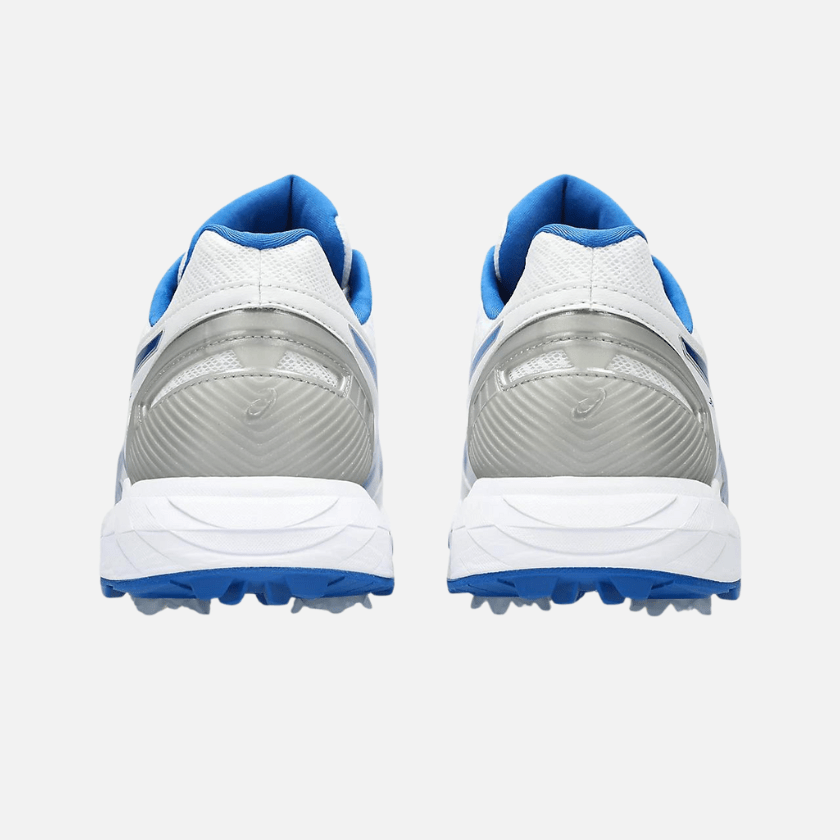 Asics 350 Not Out FF White/Tuna Blue Cricket Shoes - Cric Studio