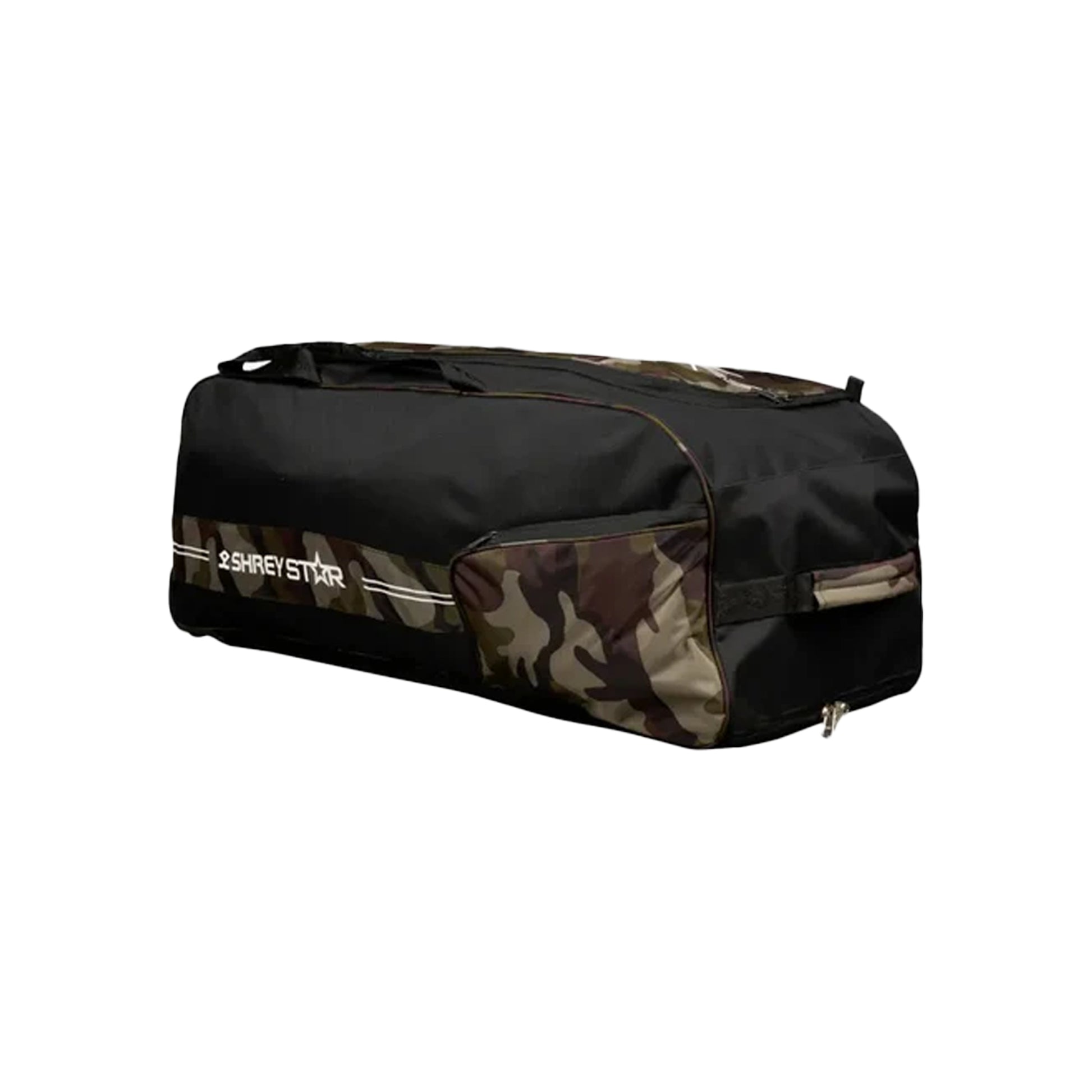 Shrey Star Wheelie Camoflauge 2.0 Black Cricket Kit Bag - Cric Studio