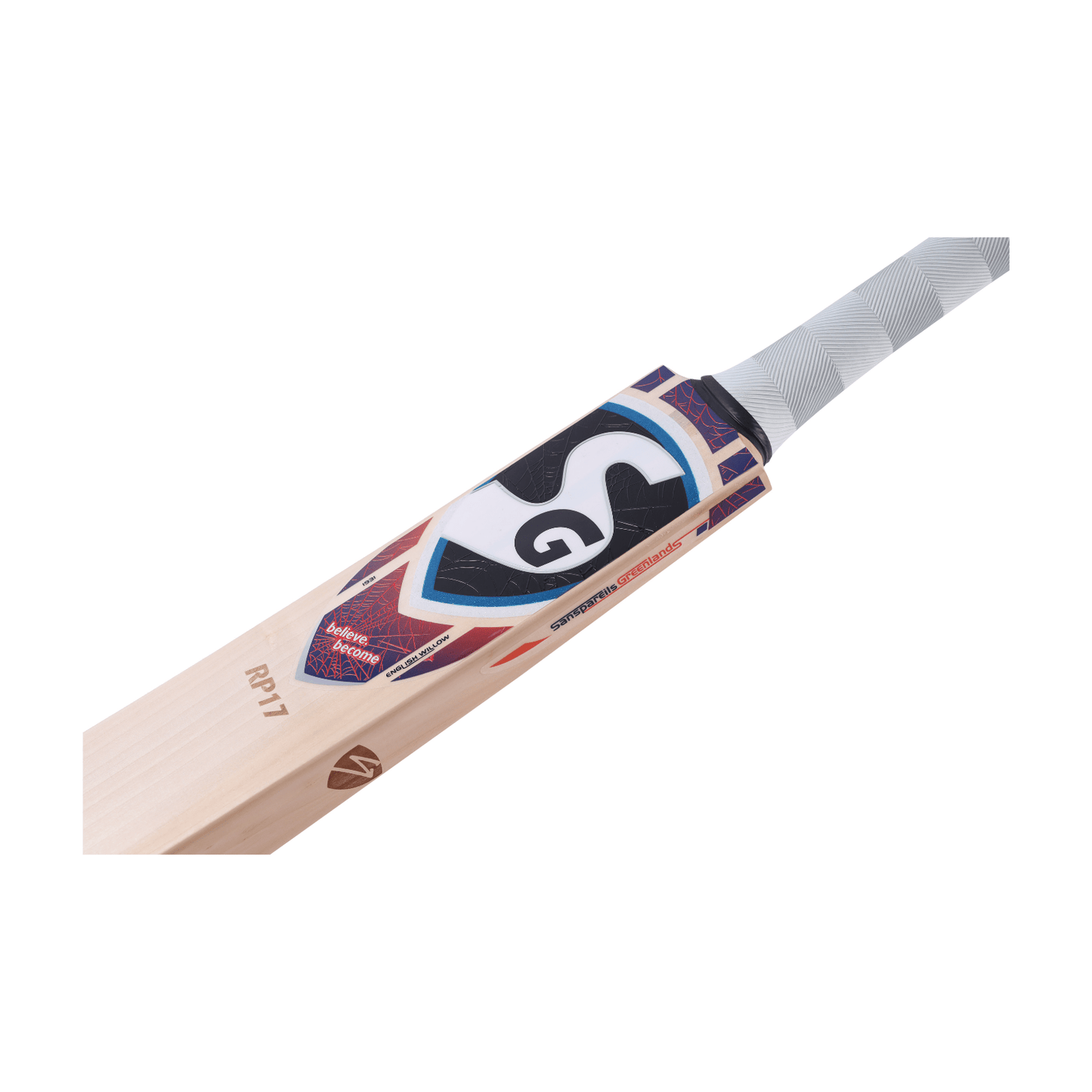SG RP 17 English Willow Cricket Bat with SG|Str8bat Sensor (Rishabh Pant Series) - Cric Studio