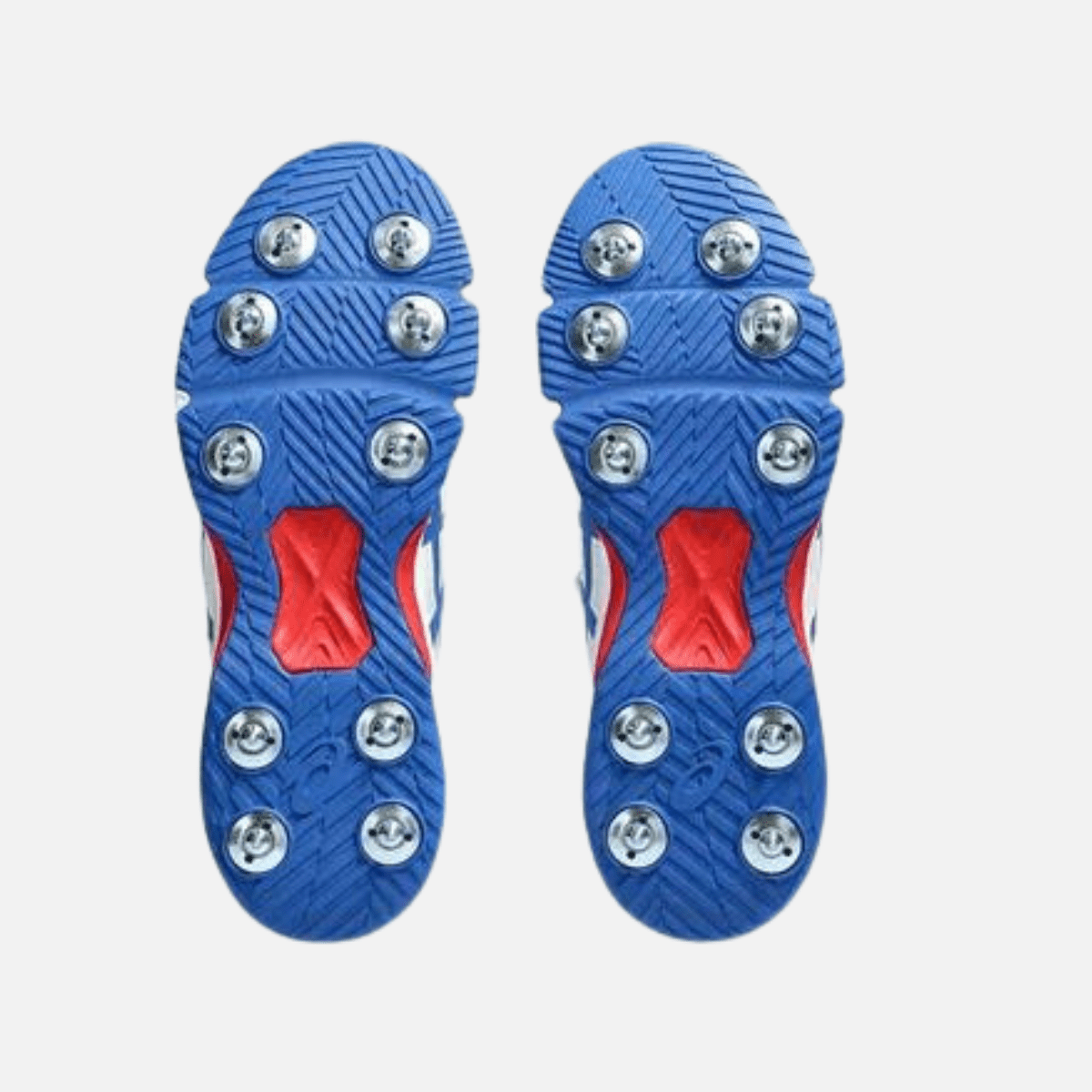 Asics Speed Menace FF White/Tuna Blue Cricket Shoes - Cric Studio