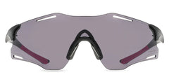 Oakley Sports Sunglasses 9512-05 Cybr Zero Polished Carbon Prizm Gray