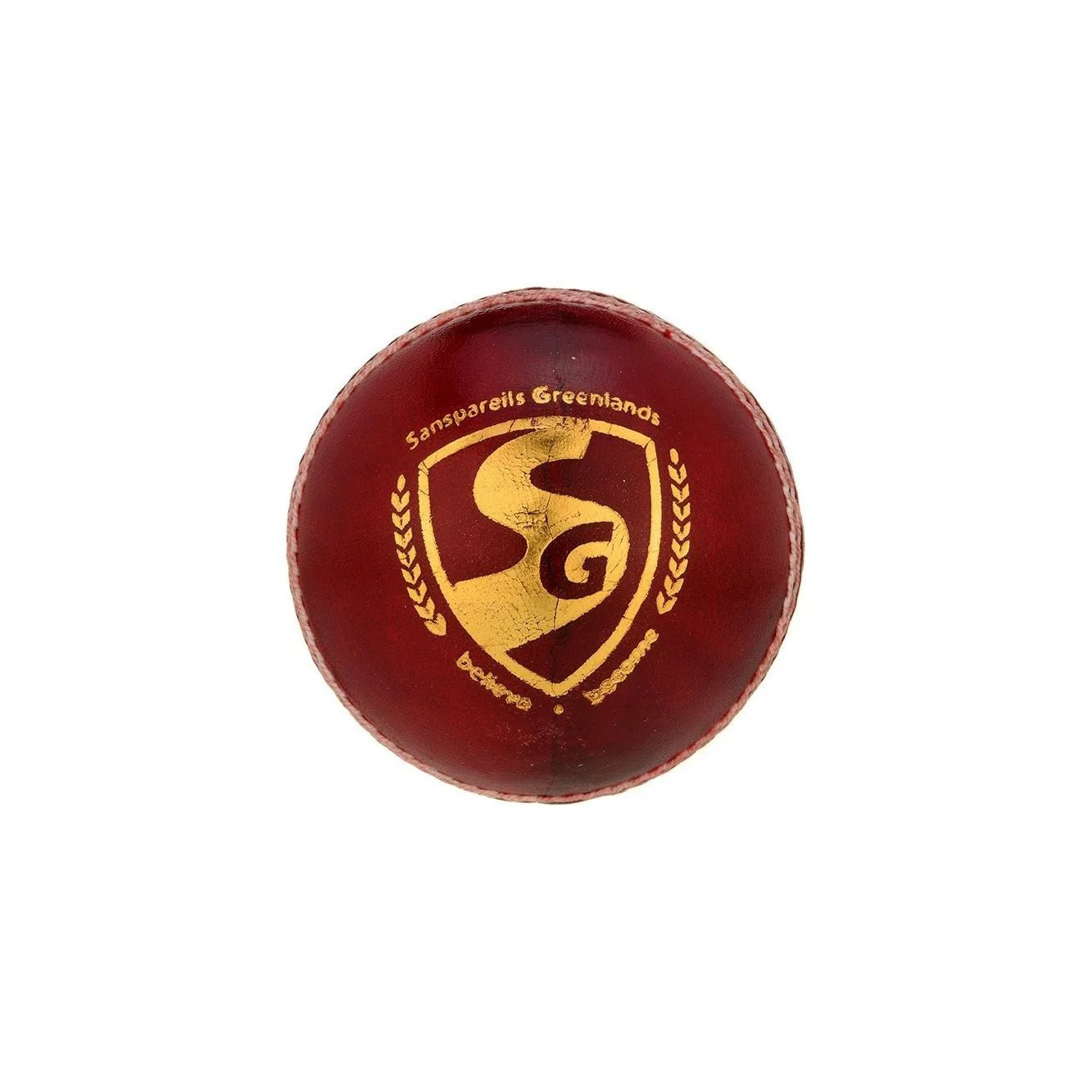 SG Club™ Red Cricket Leather Ball - Cric Studio