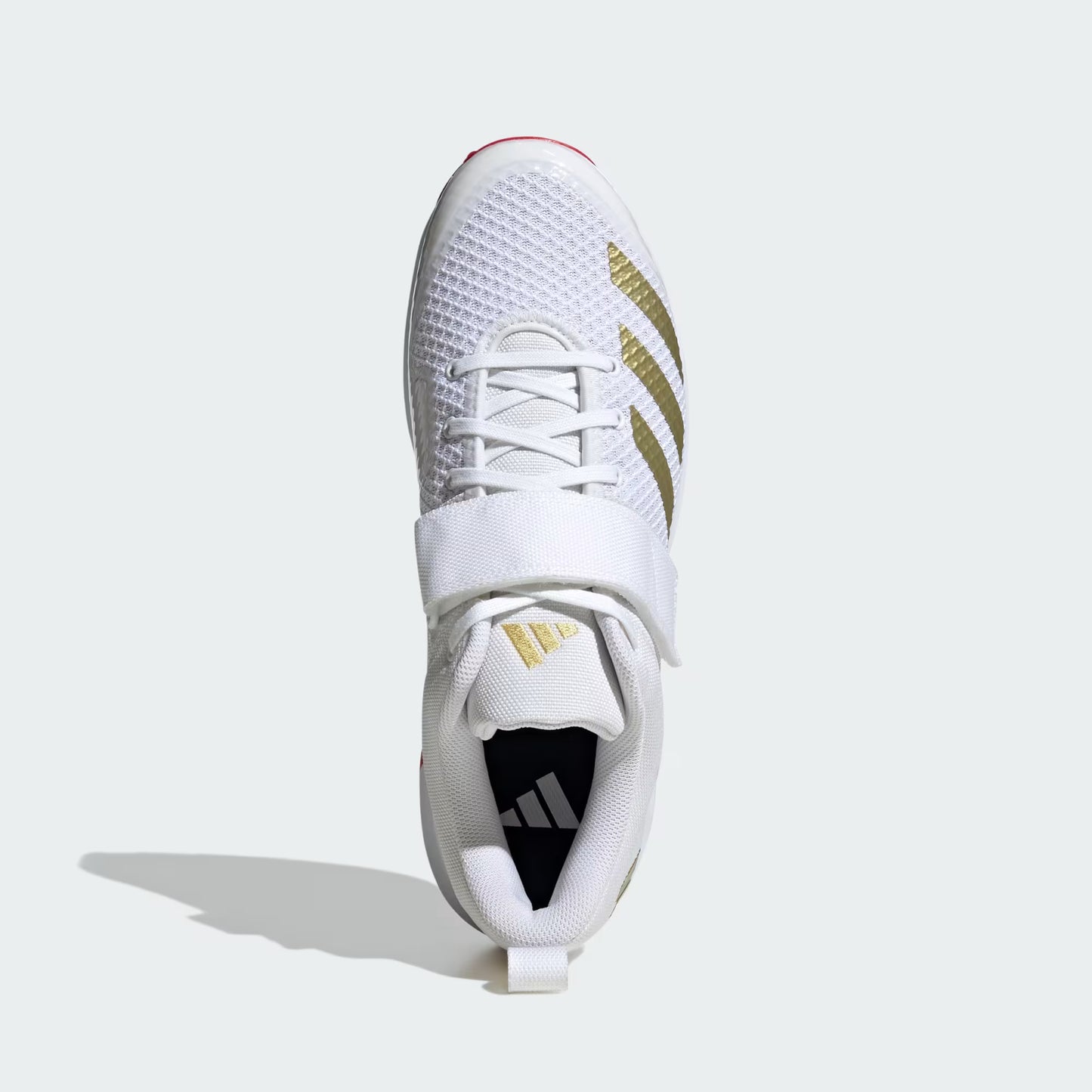 Adidas Adipower Vector 20 Gold/Red Cricket Spikes