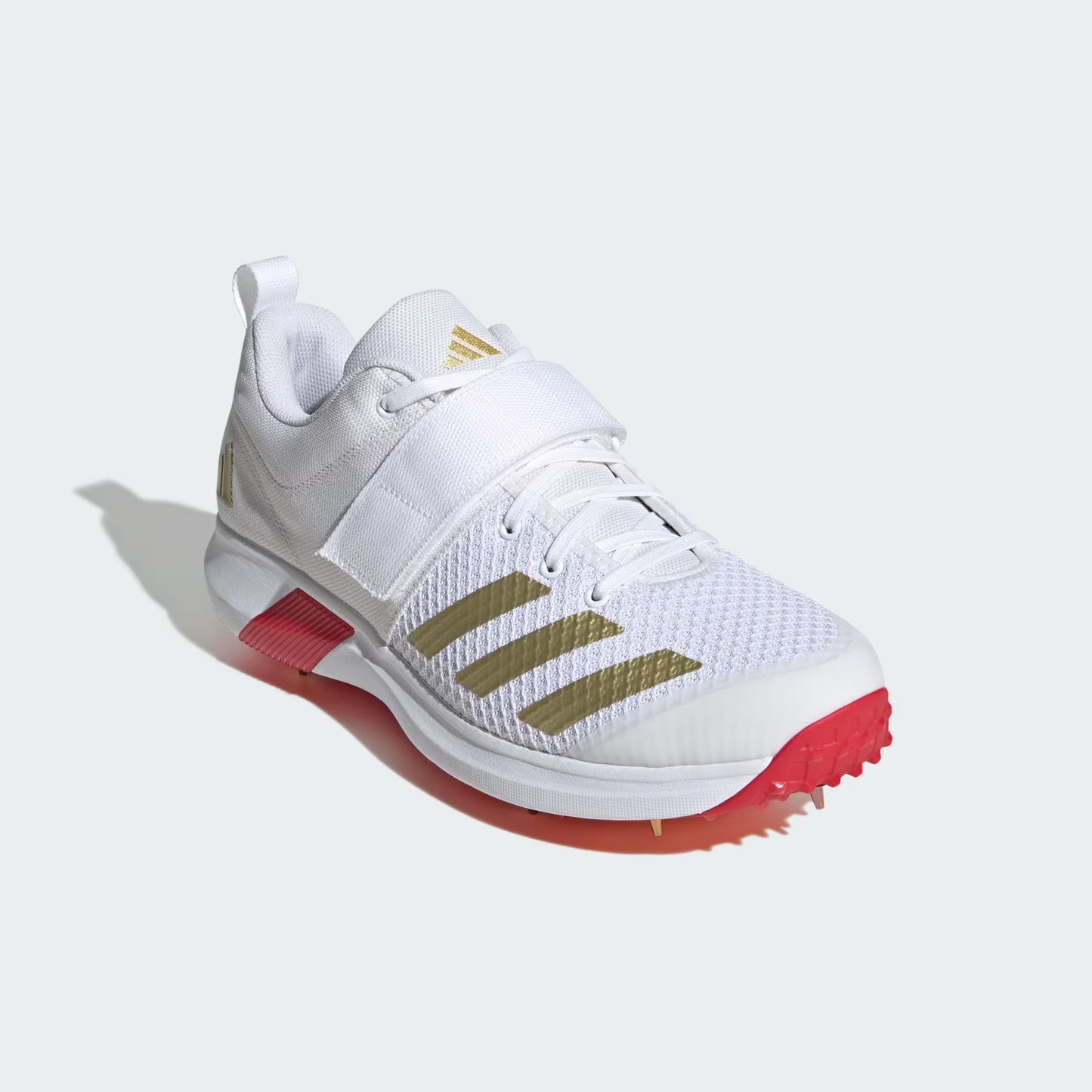 Adidas Adipower Vector 20 Gold/Red Cricket Spikes