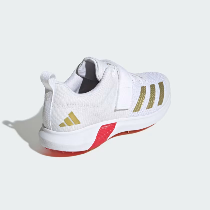 Adidas Adipower Vector 20 Gold/Red Cricket Spikes