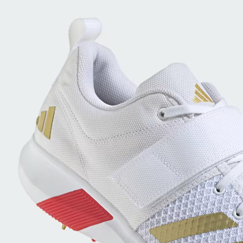 Adidas Adipower Vector 20 Gold/Red Cricket Spikes