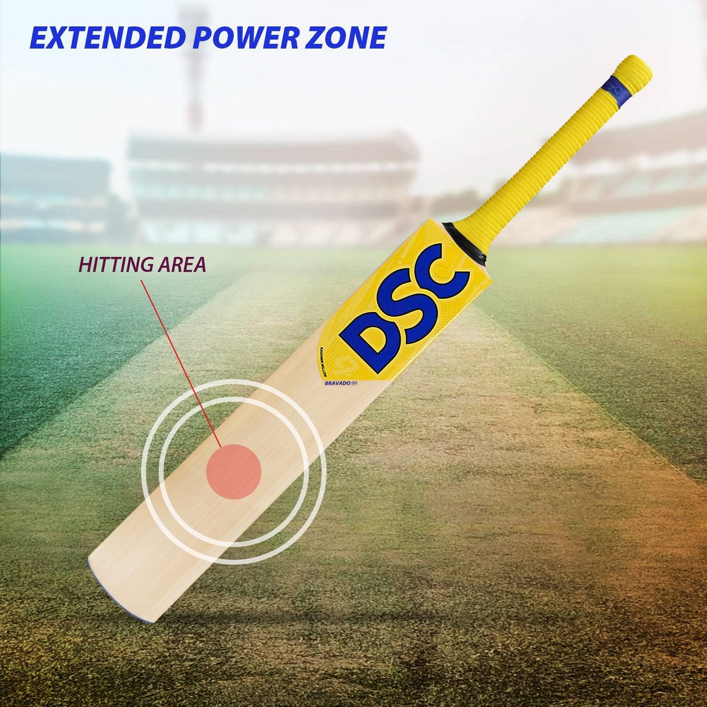 DSC Bravado 99 Kashmir Willow Cricket Bat - Cric Studio