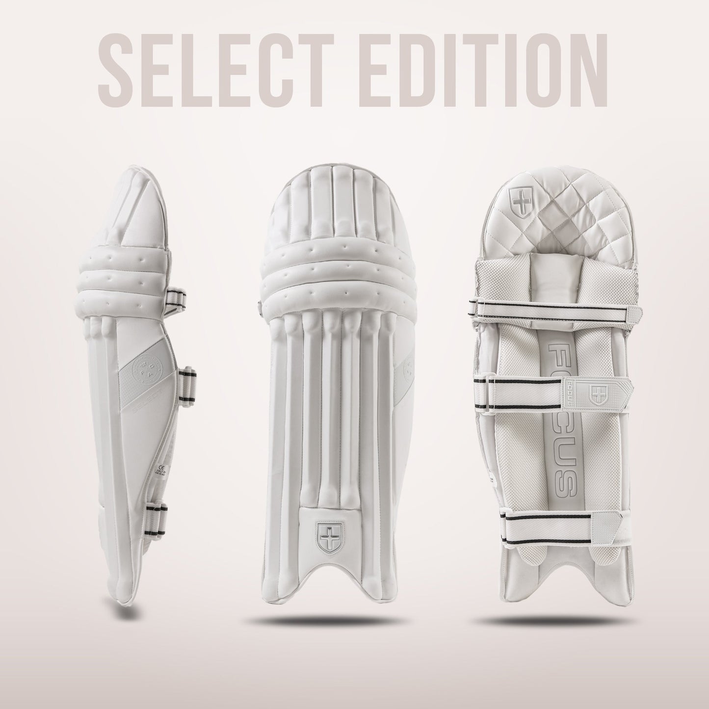Focus SELECT Edition Pads White Youth - Cric Studio