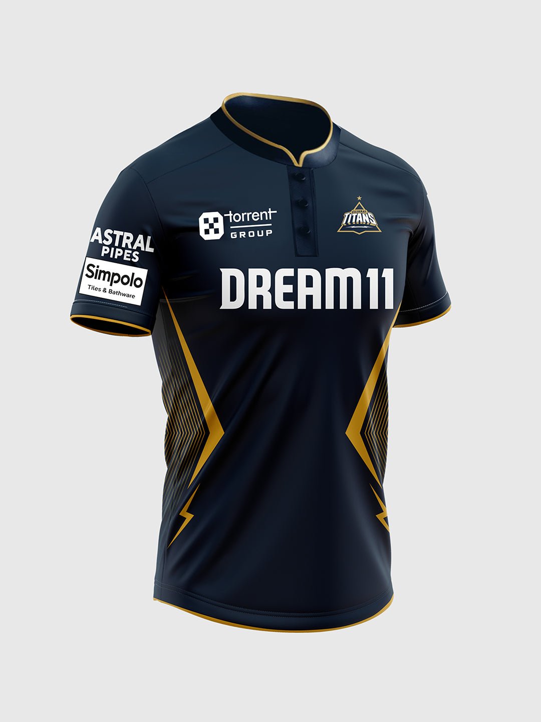 Gujarat Titans Official Match Edition Jersey IPL 2025 Adult Half Sleeve - Cric Studio
