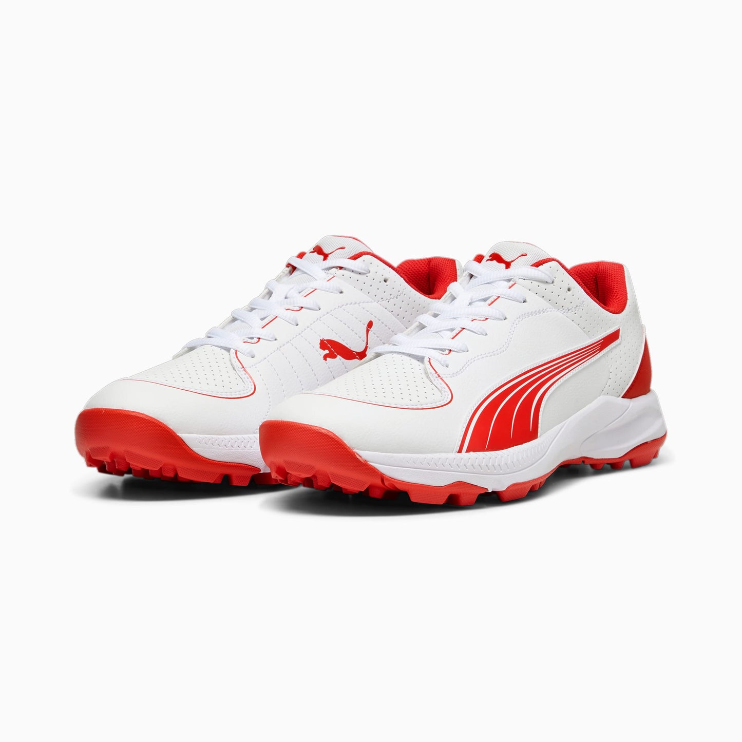 Puma Rubber White Red - Cric Studio