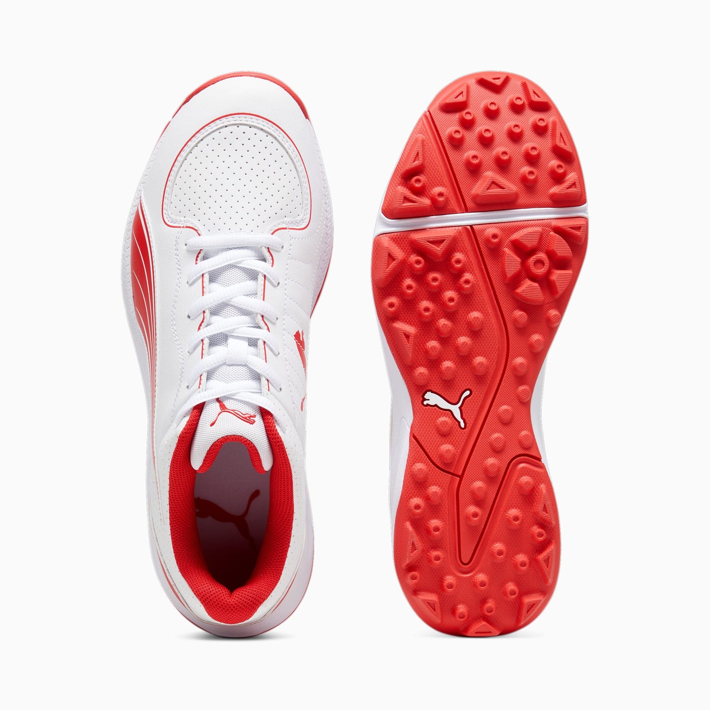 Puma Rubber White Red - Cric Studio