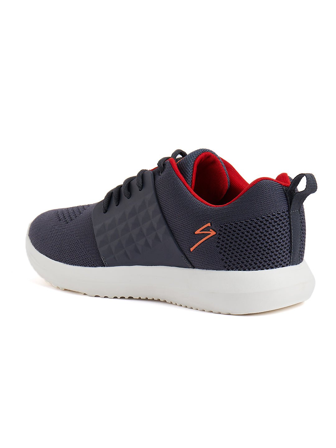 SG Franklin Running Sports Shoes For Men Dark Grey/Red - Cric Studio