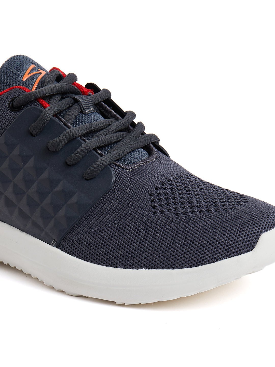 SG Franklin Running Sports Shoes For Men Dark Grey/Red - Cric Studio