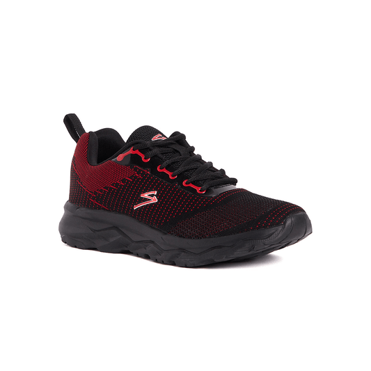 SG Mavrick Running Sports Shoes For Men, Black/Mehroon - Cric Studio