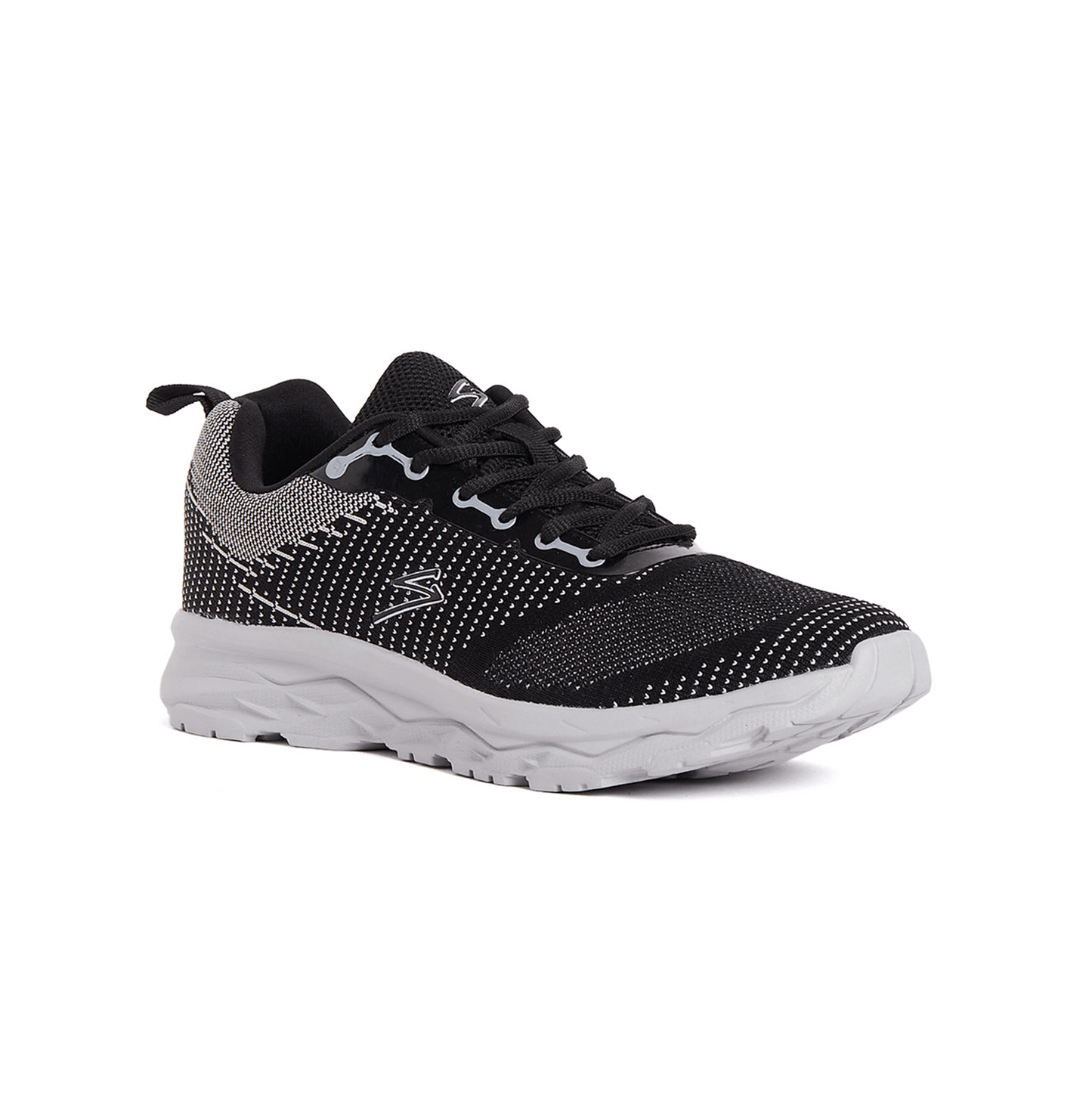 SG Mavrick Running Sports Shoes For Men, Black/L.Grey - Cric Studio