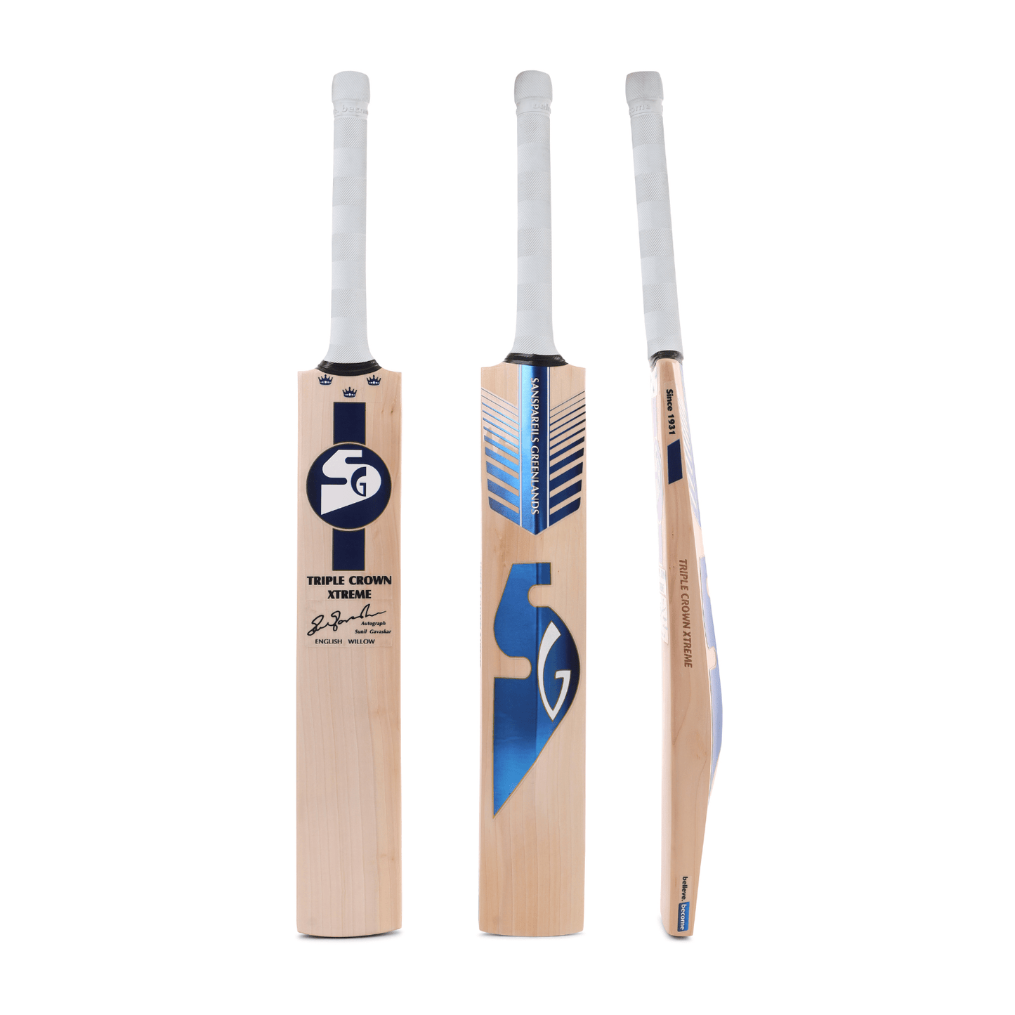 SG Triple Crown Xtreme English Willow Cricket Bat SH - Cric Studio