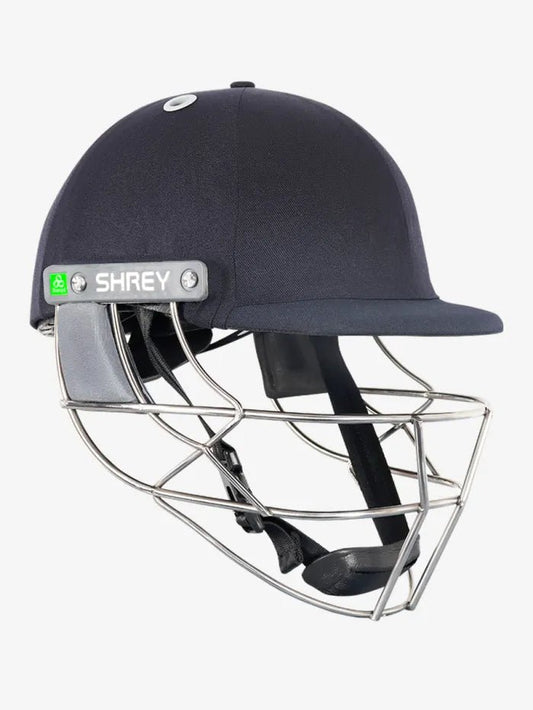 Shrey Koroyd Stainless Steel Cricket Helmet Navy - Cric Studio