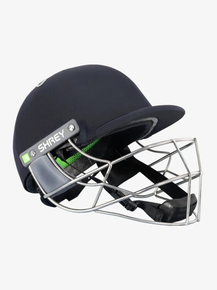 Shrey Koroyd Stainless Steel Cricket Helmet Navy - Cric Studio