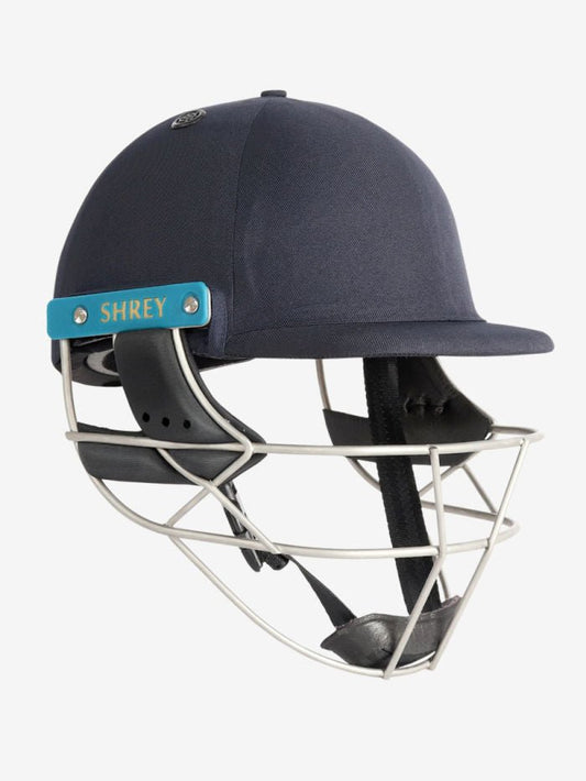 Shrey Master Class Air 2.0 Stainless Steel Helmet Navy - Cric Studio