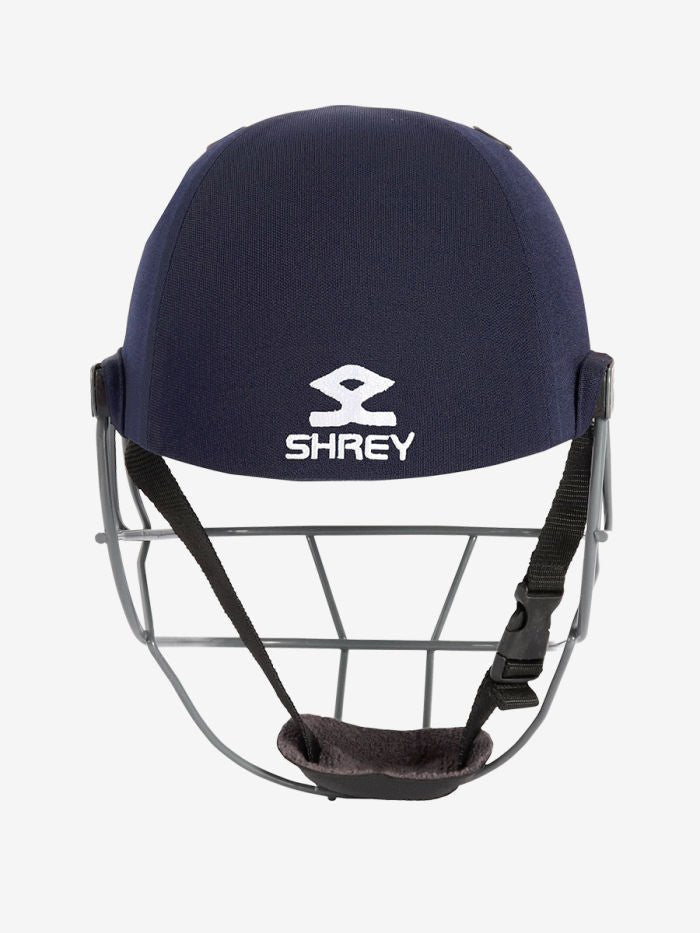 Shrey Performance Steel Helmet Navy - Cric Studio