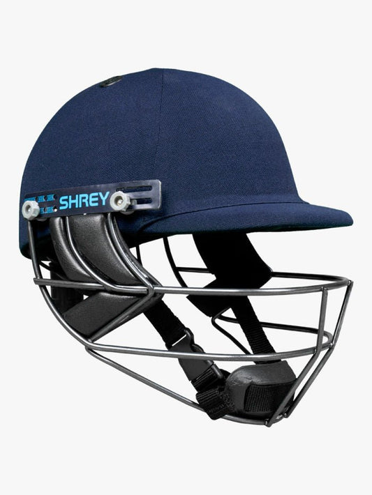 Shrey Premium 3.0 Steel Helmet Navy - Cric Studio