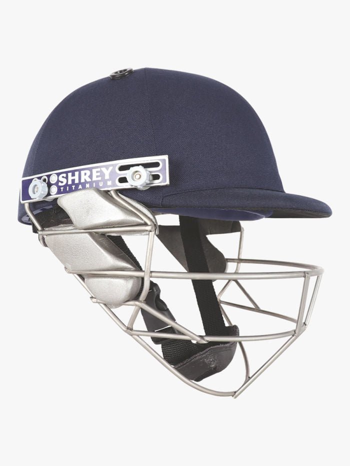 Shrey Pro Guard Titanium 2.0 Helmet Navy - Cric Studio