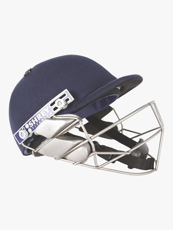 Shrey Pro Guard Titanium 2.0 Helmet Navy - Cric Studio
