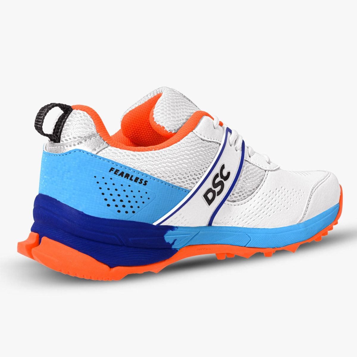 DSC Jaffa Neo Cricket Shoes Orange Blue
