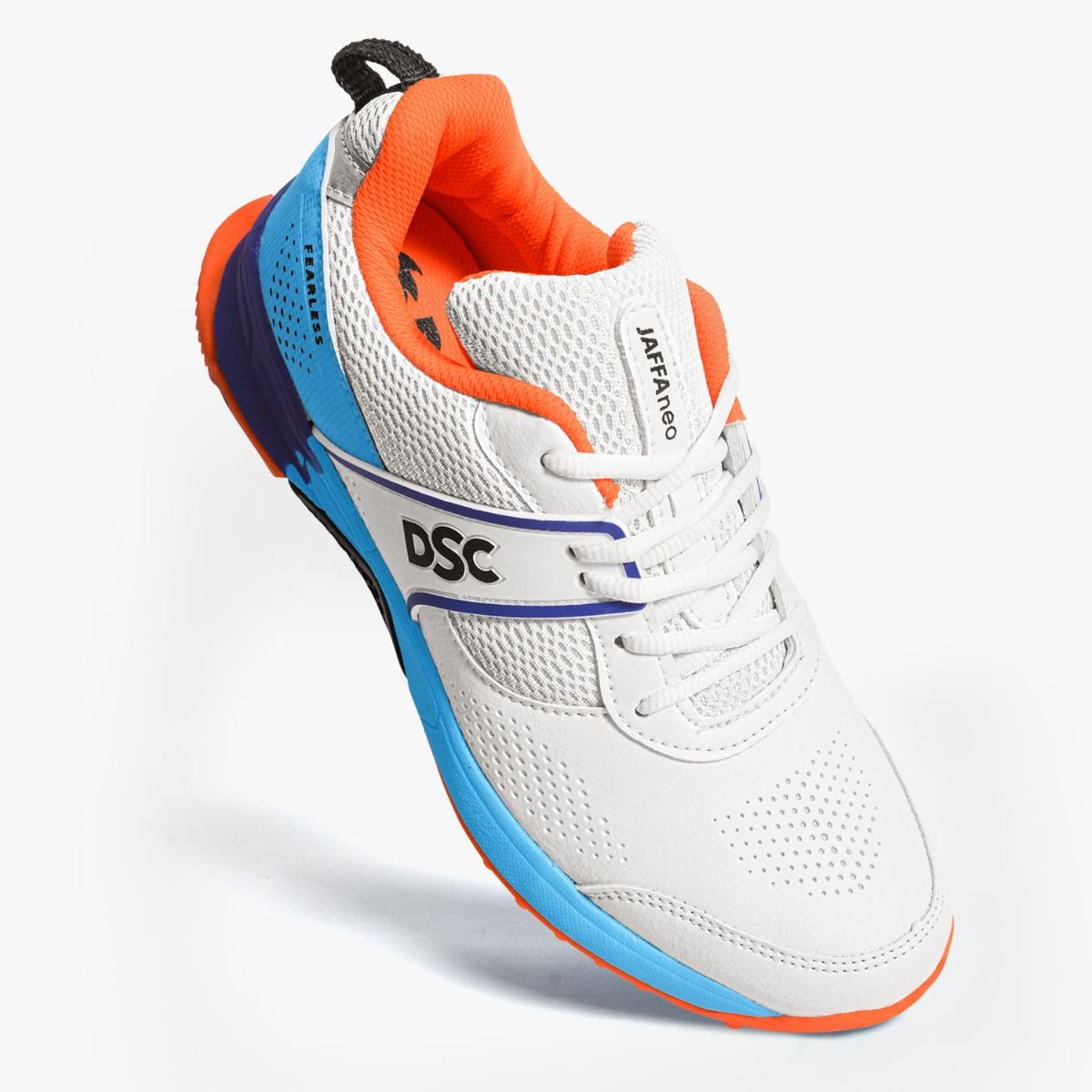 DSC Jaffa Neo Cricket Shoes Orange Blue