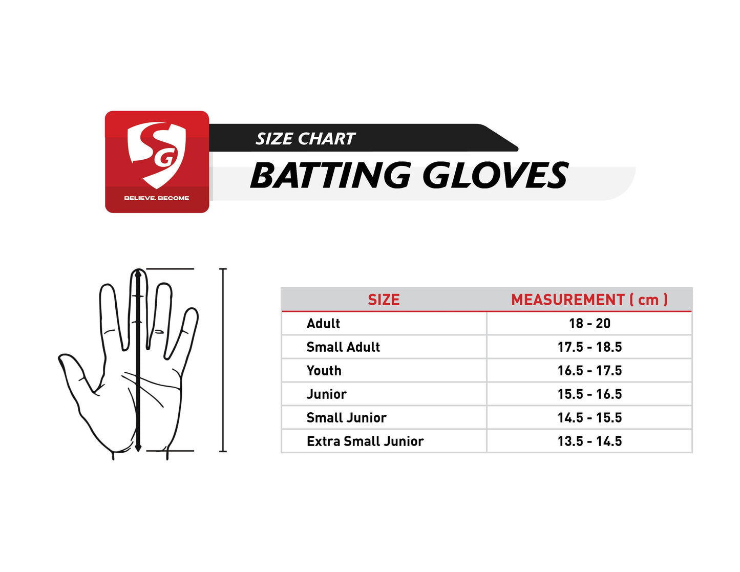 SG Test Classic Batting Gloves