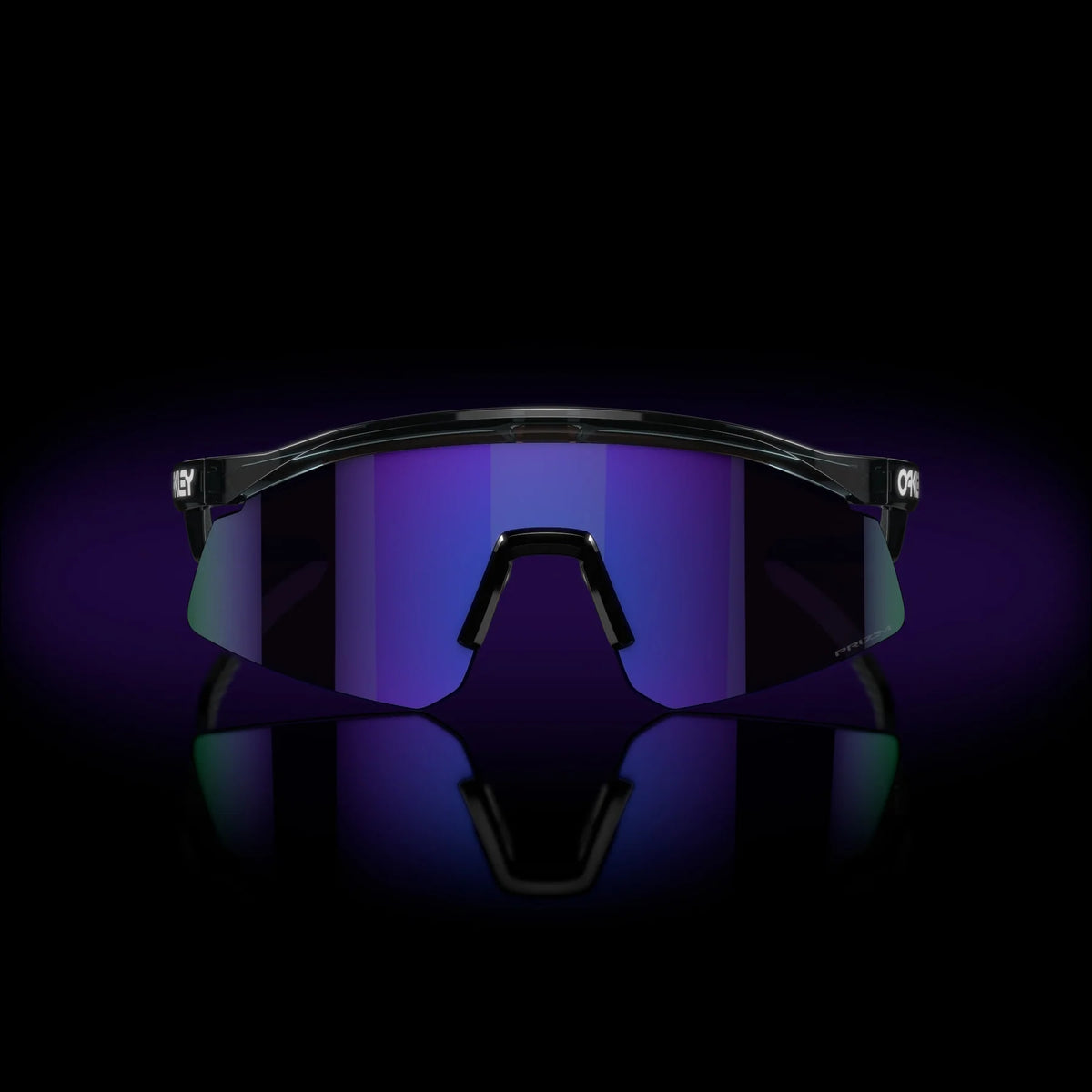Oakley Sports Sunglasses 9229-04 Hydra Crystal Black Prizm Violet