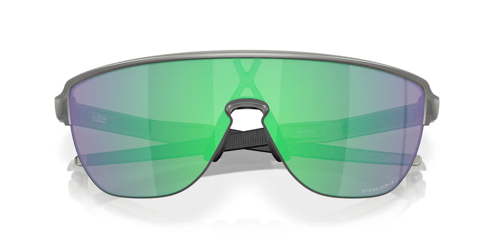 Oakley Sports Sunglasses 9248-14 Corridor Matte Grey Ink Prizm jade