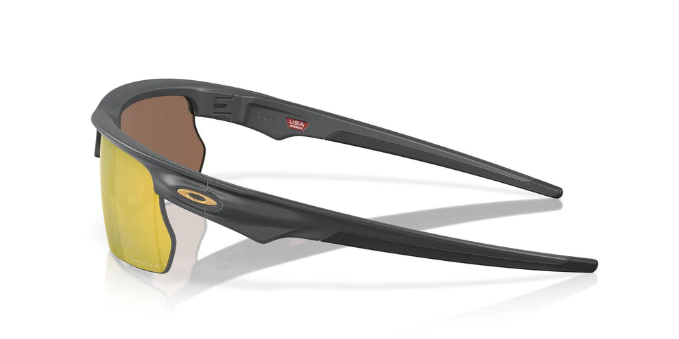 Oakley Sports Sunglasses 9400-12 Bisphaera Matte Carbon Prizm 24K Polarized