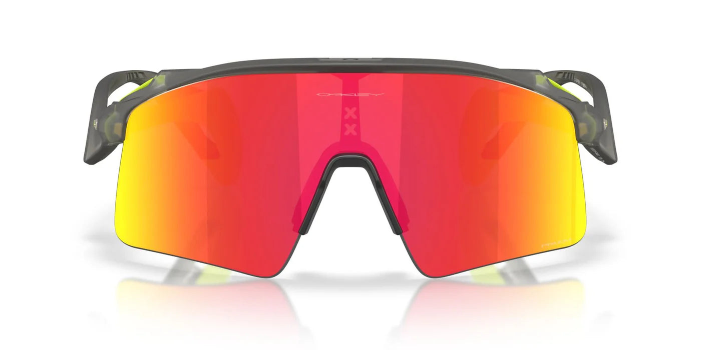 Oakley Sports Sunglasses 9519-04 Stunt Wing Matte Grey Smoke Prizm Ruby