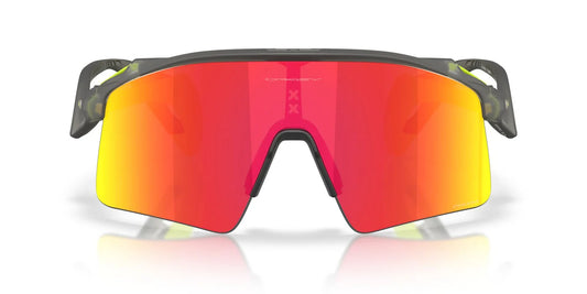 Oakley Sports Sunglasses 9519-04 Stunt Wing Matte Grey Smoke Prizm Ruby
