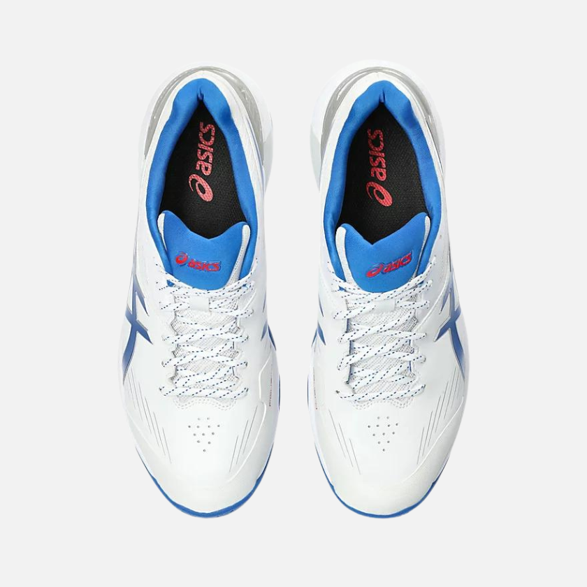 Asics 350 Not Out FF White/Tuna Blue Cricket Shoes