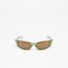Oakley Sports Sunglasses 9437-03 Plantaris White Trans Fern Prizm Tungsten