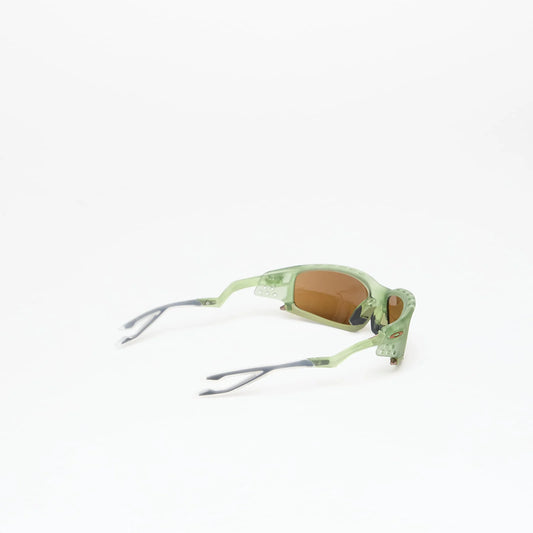 Oakley Sports Sunglasses 9437-03 Plantaris White Trans Fern Prizm Tungsten
