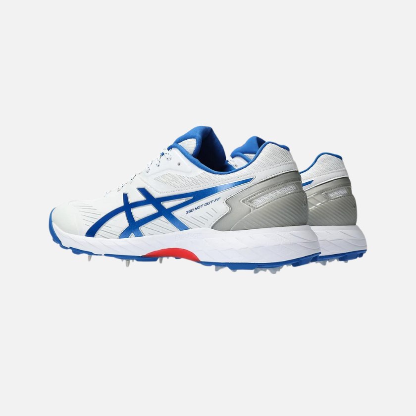 Asics 350 Not Out FF White/Tuna Blue Cricket Shoes