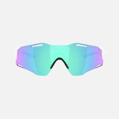 Oakley Sports Sunglasses 9512-02 Cybr Zero Polished White Prizm Sapphire