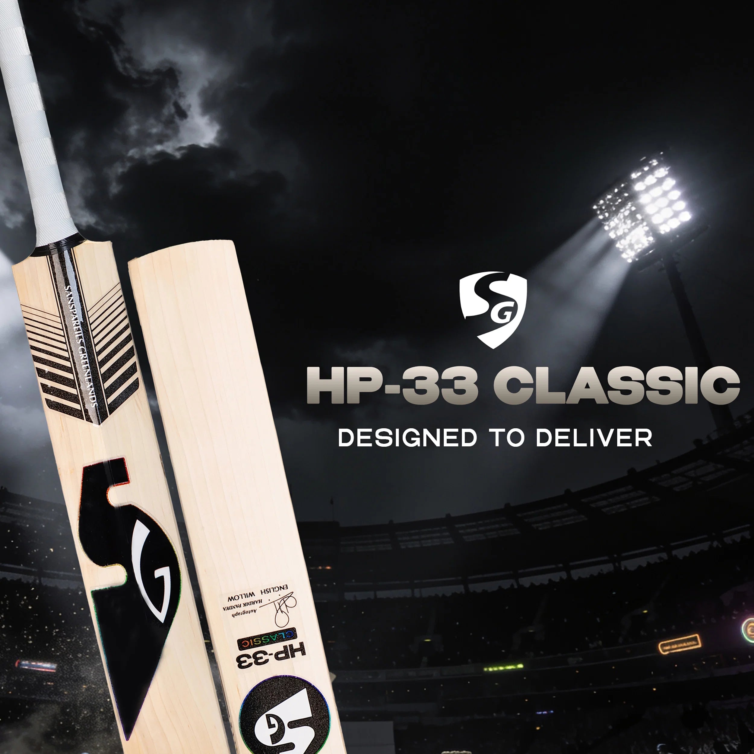 SG Cricket Bat HP 33 Classic