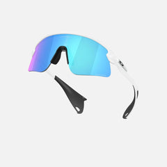 Oakley Sports Sunglasses 9518-04 Stunt Devil S Matte White Prizm Sapphire