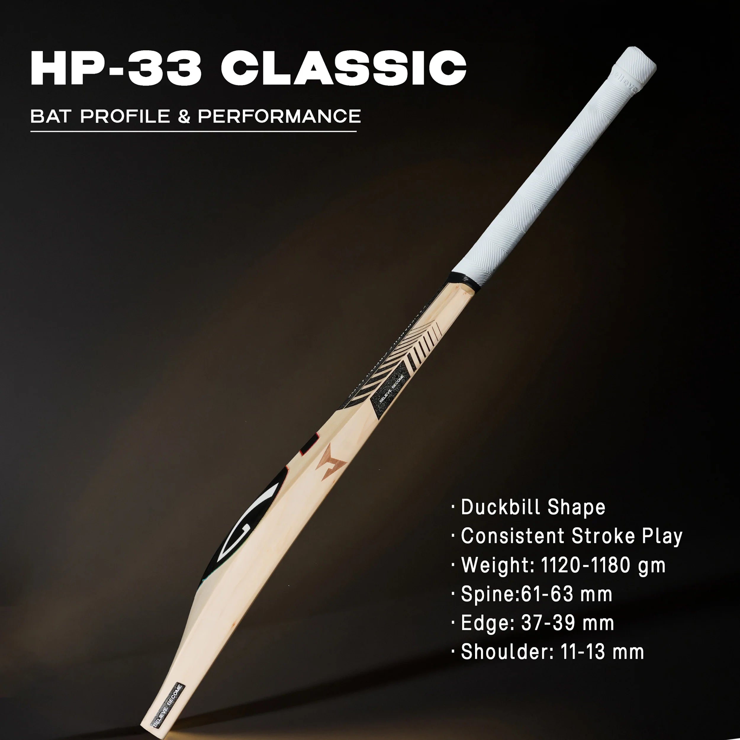 SG Cricket Bat HP 33 Classic