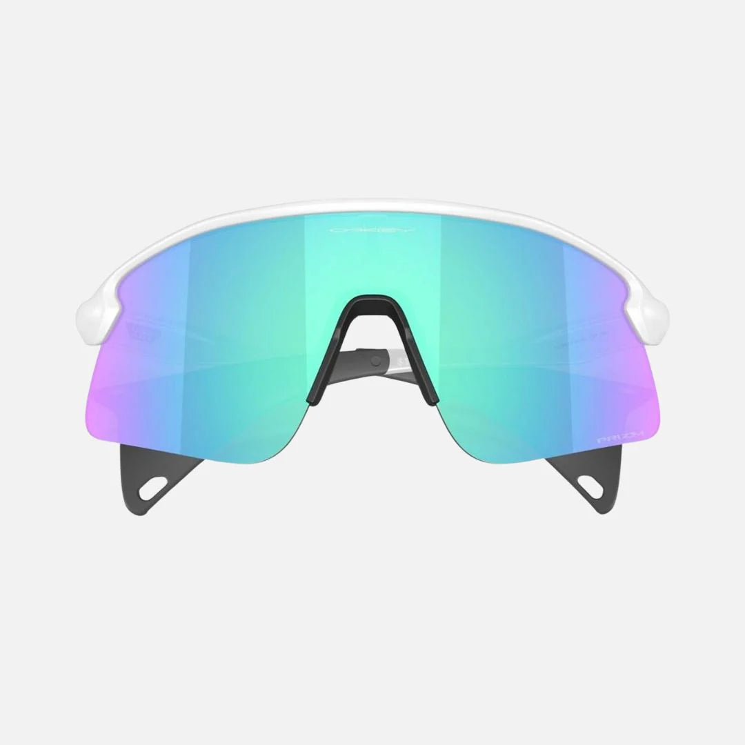 Oakley Sports Sunglasses 9518-04 Stunt Devil S Matte White Prizm Sapphire