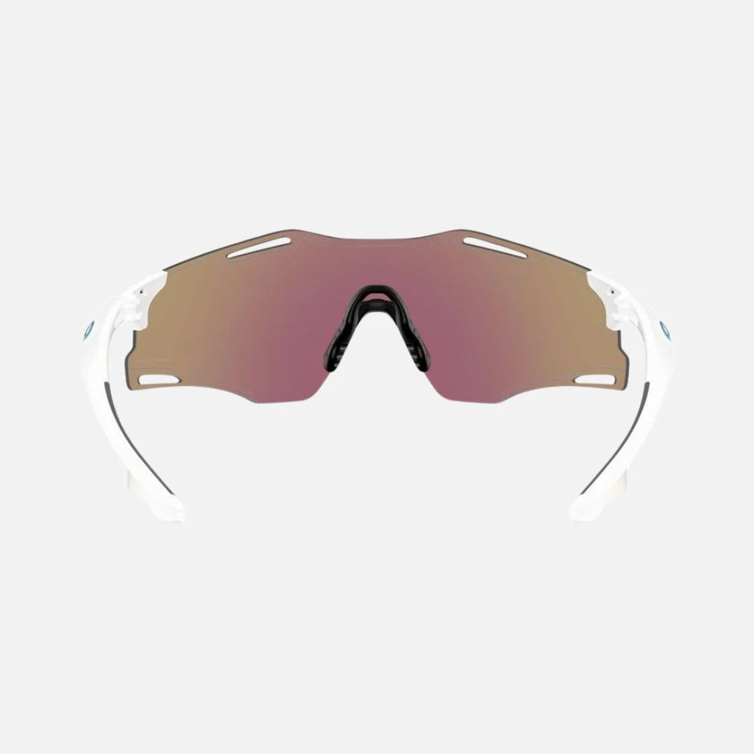 Oakley Sports Sunglasses 9512-02 Cybr Zero Polished White Prizm Sapphire