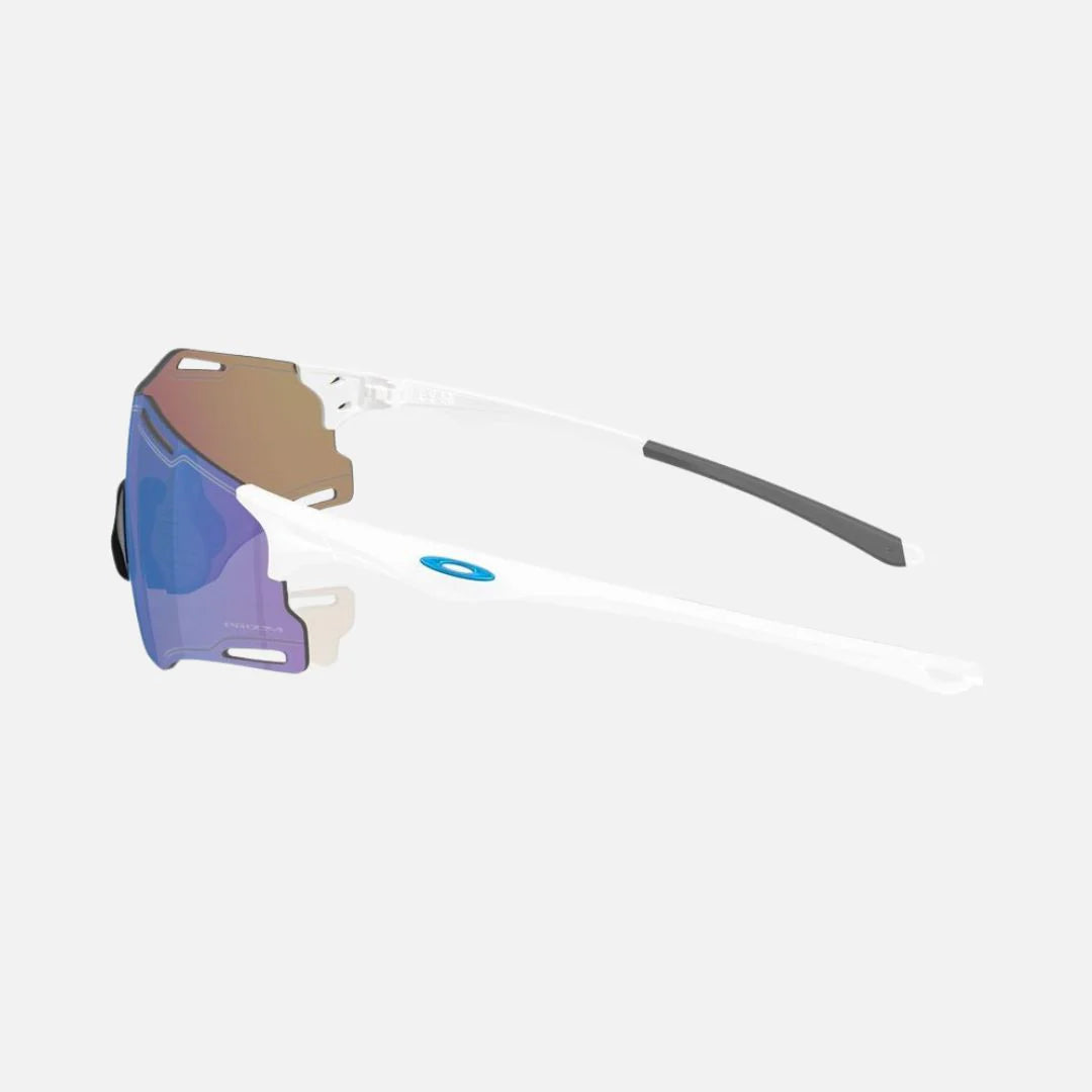 Oakley Sports Sunglasses 9512-02 Cybr Zero Polished White Prizm Sapphire